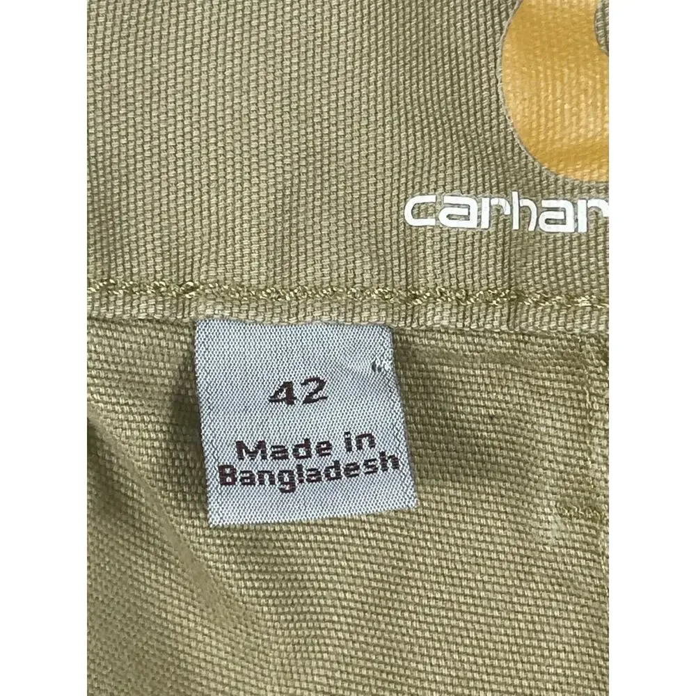 Carhartt Cargo Shorts Size 42 Men's Rugged Flex Relaxed Fit Tan Beige